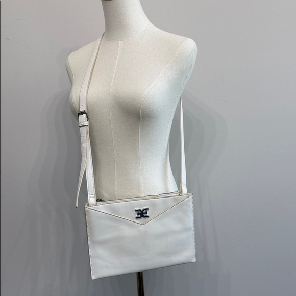 Sam Edelman White Crossbody Bag with Silver Accent - Picture 4 of 13